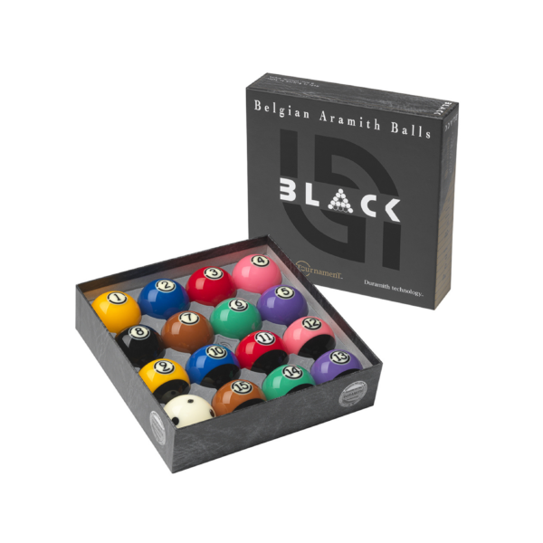 Aramith Black Pool Balls